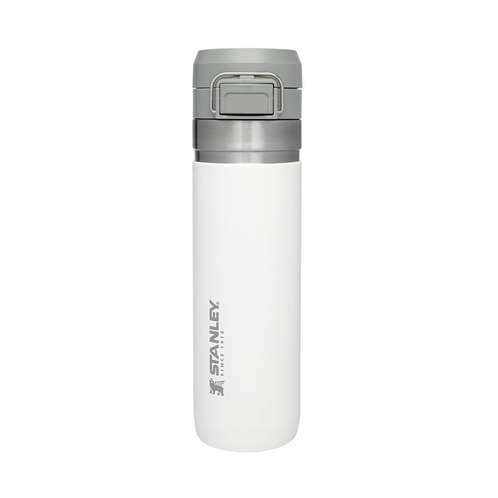 Thermo palack, Stanley, Inox/Műanyag, 0,7 l, Fehér