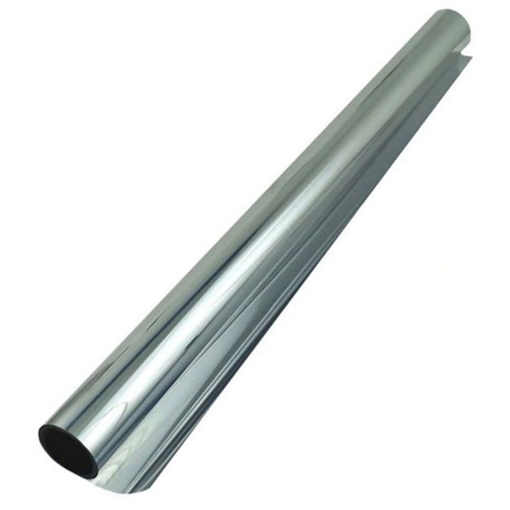 Folie Autoadeziva pentru Geam cu Protectie Solara UV si Efect de Oglinda DAVIDAMI CONCEPT®, dimensiune 200 cm x 50 cm