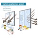Folie Autoadeziva pentru Geam cu Protectie Solara UV si Efect de Oglinda DAVIDAMI CONCEPT®, dimensiune 200 cm x 50 cm