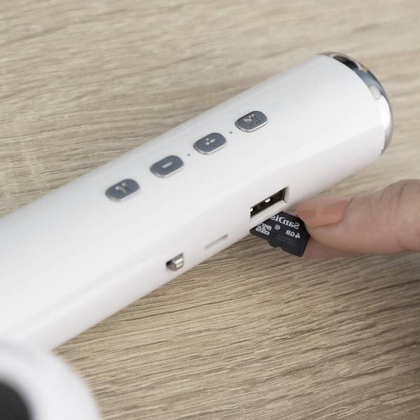 Boxa bluetooth portabila, Funsker, Radio FM, Microfon, intrare Card microSD, 1200 mAh, 5 W