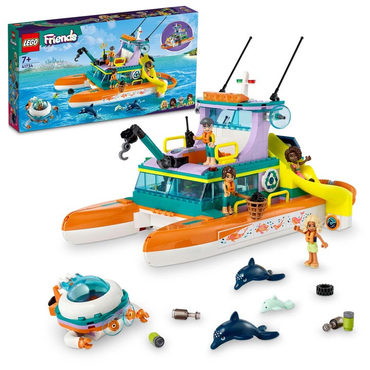 LEGO® Friends - Спасителна лодка 41734, 717 части