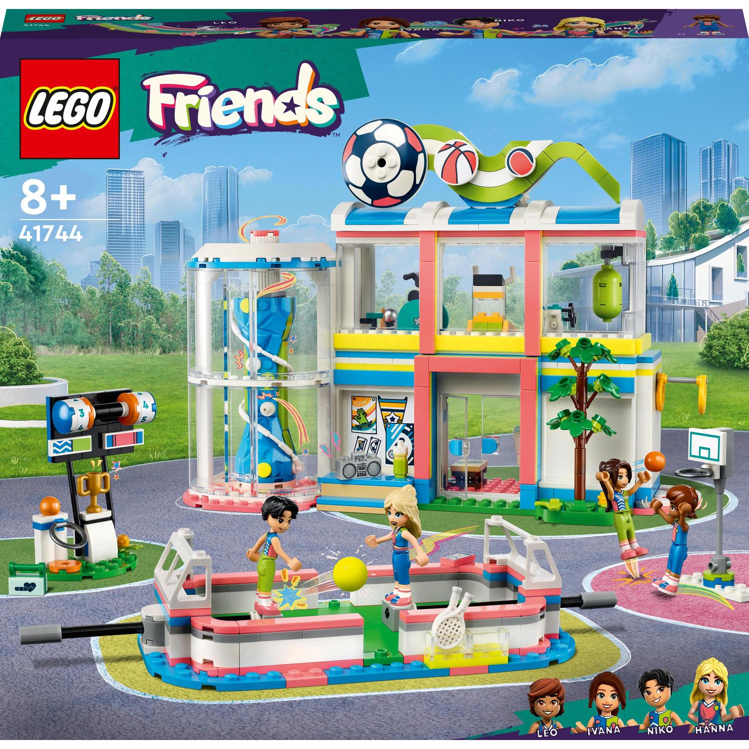 LEGO® Friends - Centru sportiv 41744, 832 piese - eMAG.ro