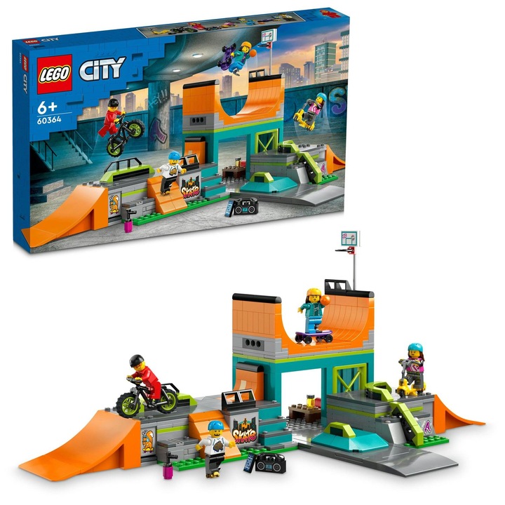 LEGO® City - Скейтпарк 60364, 454 части