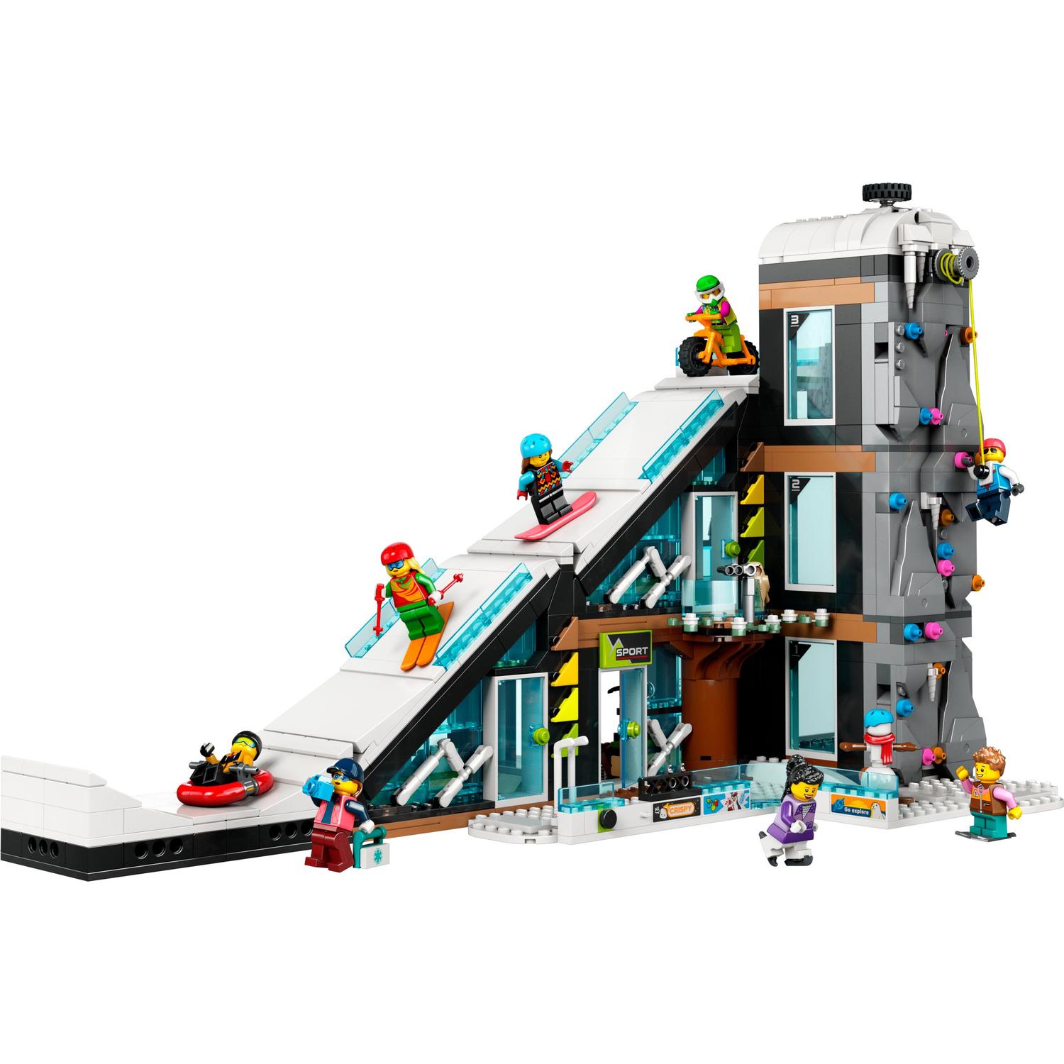 LEGO® City - Centru de schi si escalada 60366, 1045 piese 