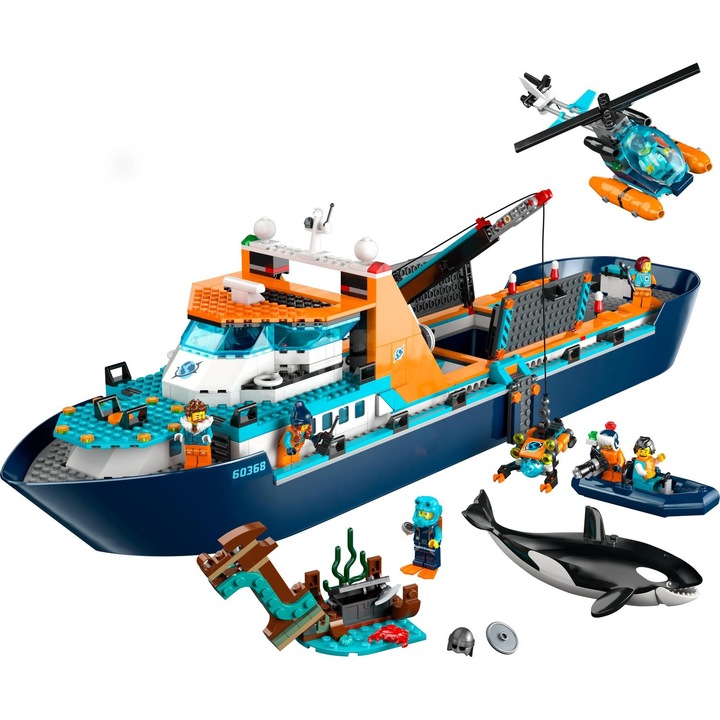 LEGO® City - Кораб за изследване на Арктика 60368, 815 части