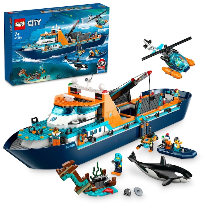 LEGO® City Exploration 60368 Sarkkutató hajó