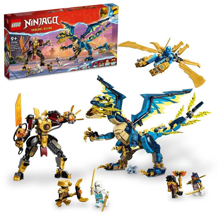 LEGO® Ninjago - Dragonul stihie vs. robotul imparatesei 71796, 1038 piese