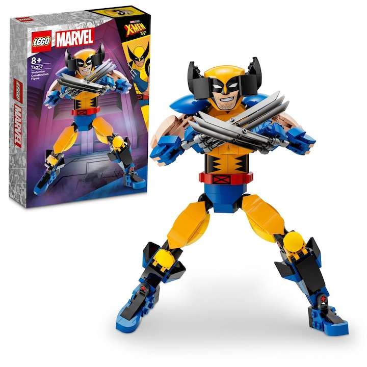LEGO® Marvel - Figurina de constructie Wolverine 76257, 327 piese