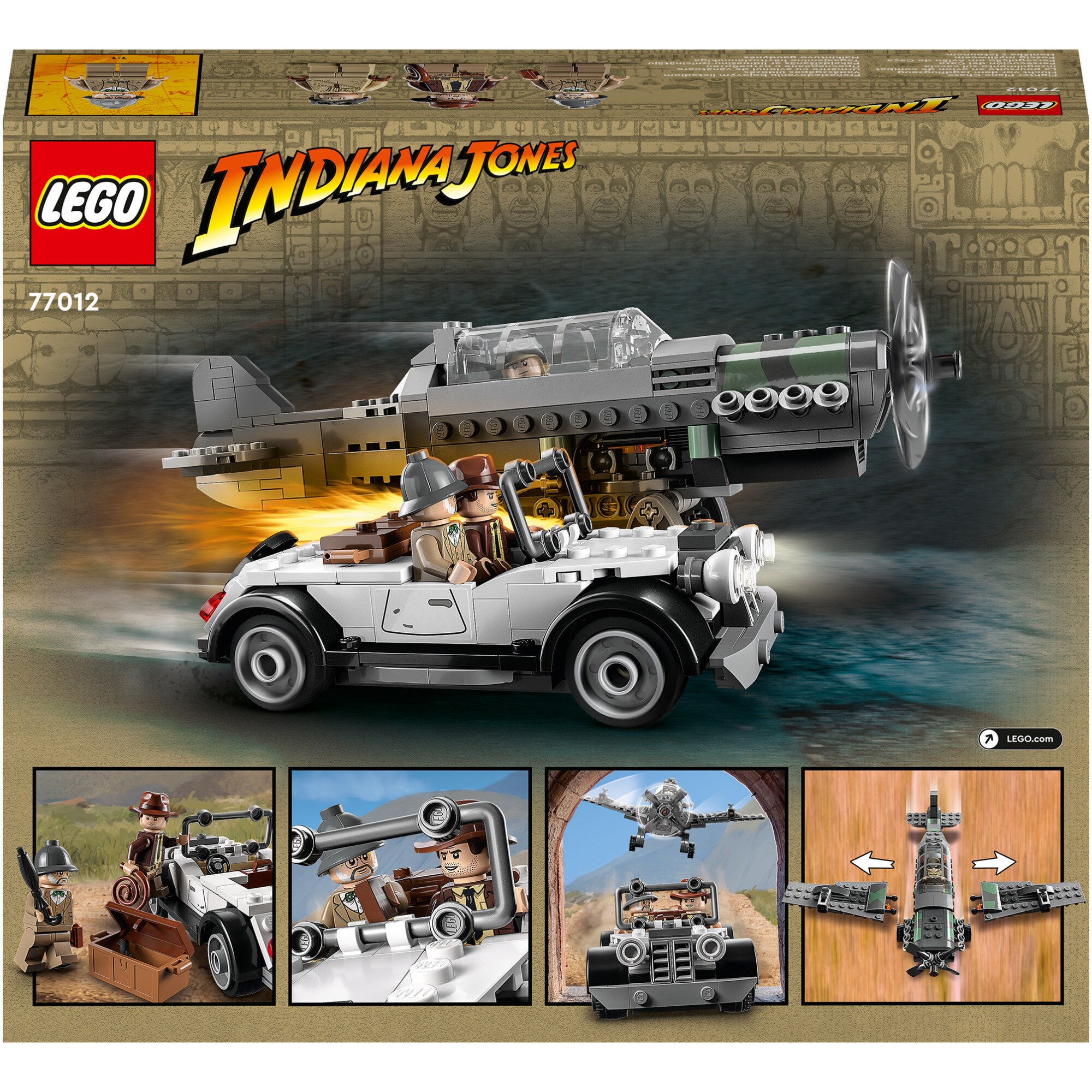 LEGO® Indiana Jones - Urmarire cu avionul de vanatoare 77012, 387