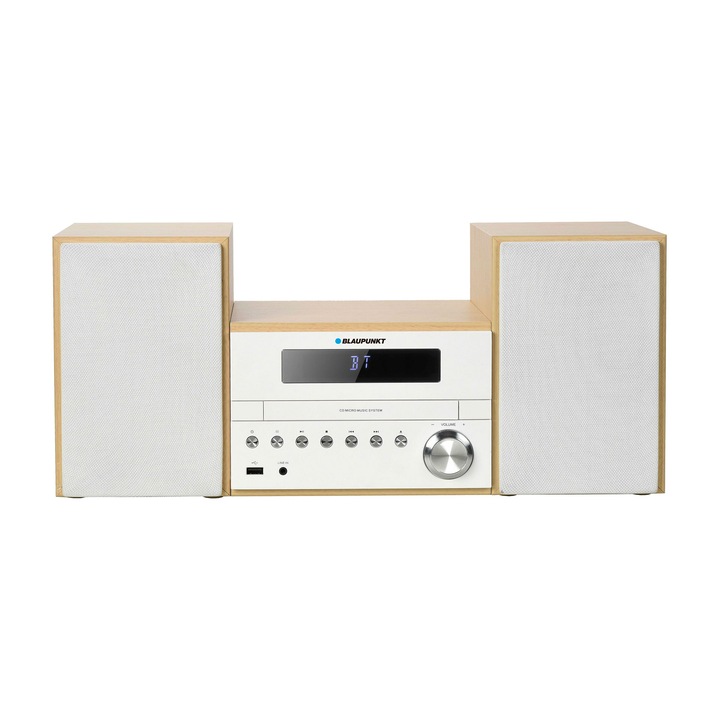 Аудио система Blaupunkt MS45BT, С Bluetooth, CD/MP3/USB/AUX, С часовник, 300 W