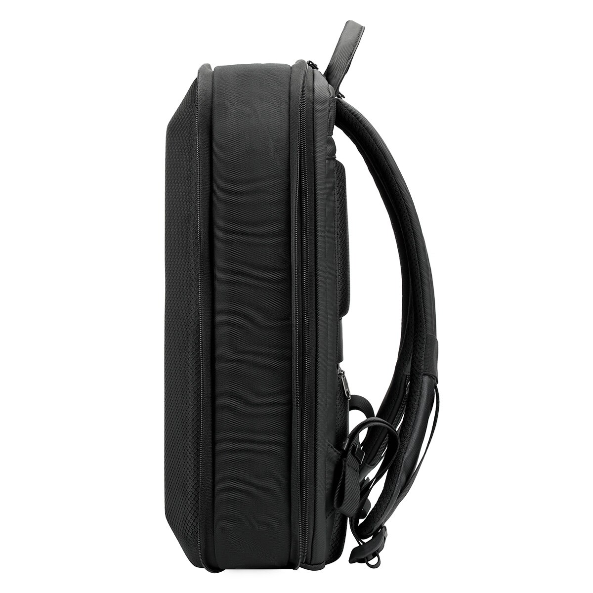 Rucsac laptop 15.6" business cu carcasa rigida din material impermeabil, expandabil, TIGERNU, 30x9/15x45 cm, Negru