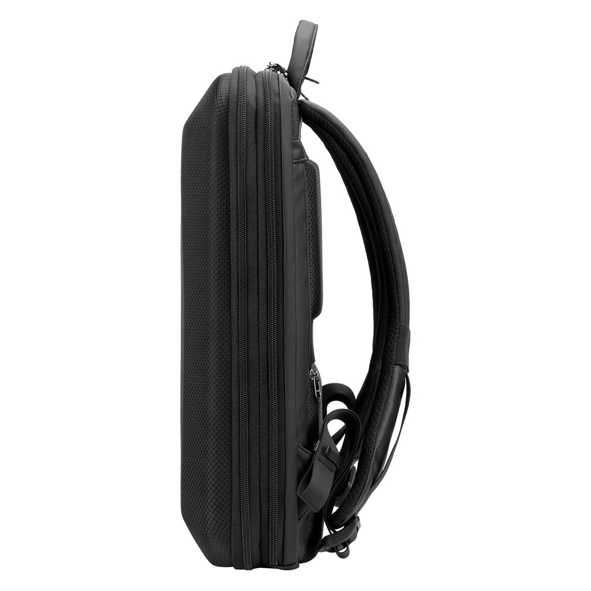 Rucsac laptop 15.6" business cu carcasa rigida din material impermeabil, expandabil, TIGERNU, 30x9/15x45 cm, Negru