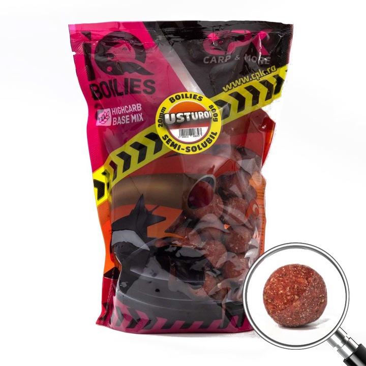 Boilies CPK IQ Semisolubile Usturoi 20mm 800g