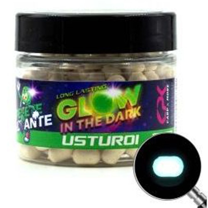 Плаващи пелети CPK Feeder Glow In The Dark Чесън, 6 мм, 15 гр