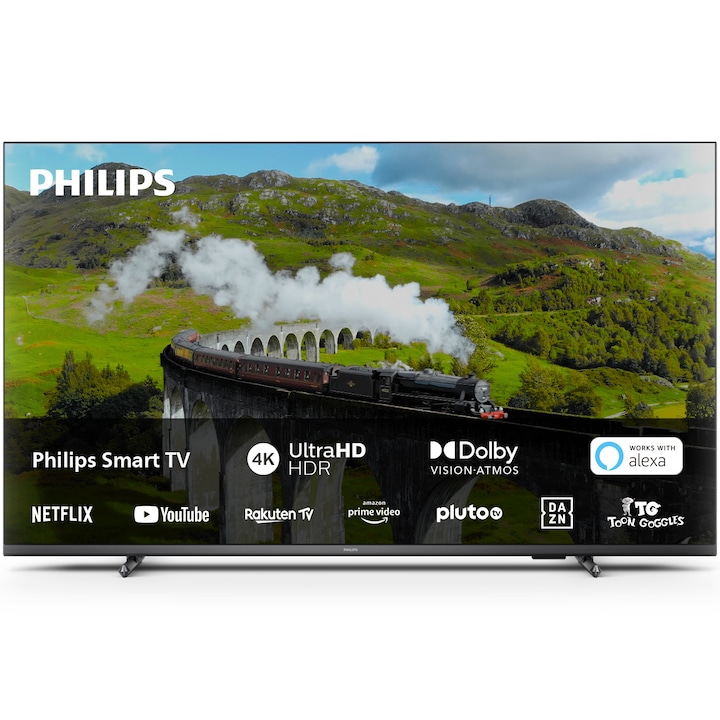 Телевизор LED Philips 50PUS7608, 50" (126 cm), Smart TV, 4K Ultra HD, Class E