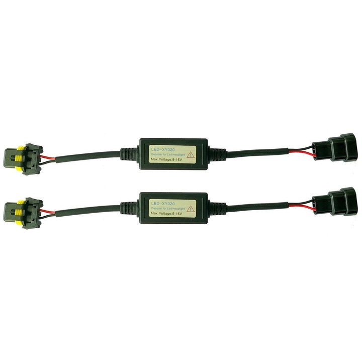 Set 2 anulatoare eroare becuri LED 12V HB4(9006) / HB3(9005) 12V - BTLH-D02-HB4/9006