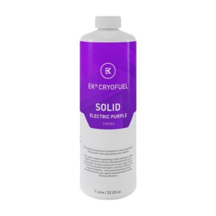 Amestec de lichid de racire, EK-CryoFuel Solid Electric Purple, Premix, 1000ml