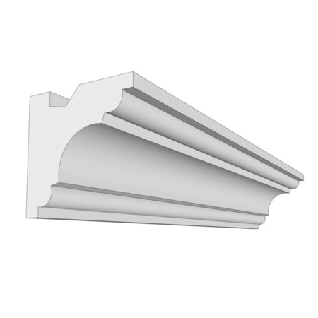 Scafa decorativa pentru banda LED S-14, din polistiren extrudat de ...