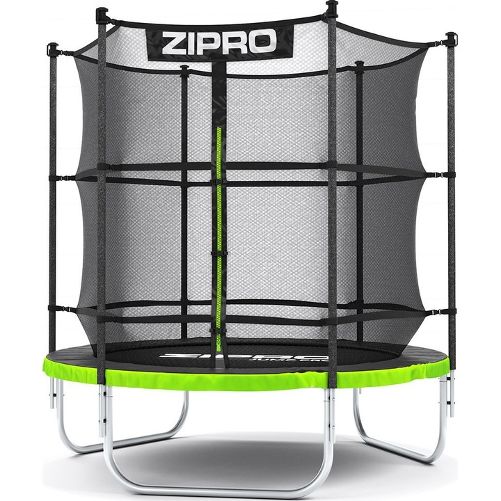 Trambulina de gradina Zipro Jump Pro Premium, 6ft, 183cm, cu plasa interna