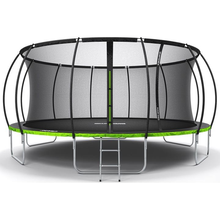 Zipro Jump Pro Premium градински батут, 16 фута, 496 см, с вътрешна мрежа