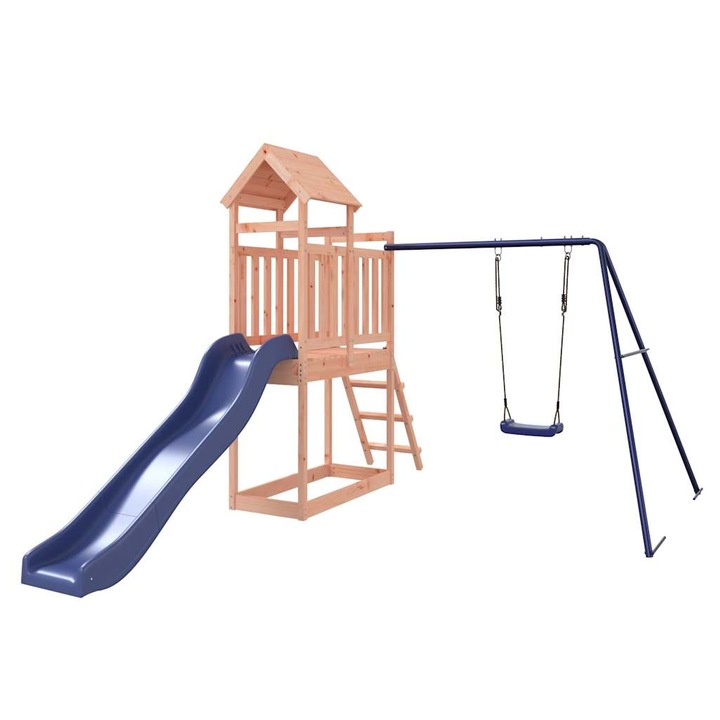 Set de joaca pentru exterior vidaXL, lemn masiv de douglas, 242 x 304 x 214 cm, 40.38 kg