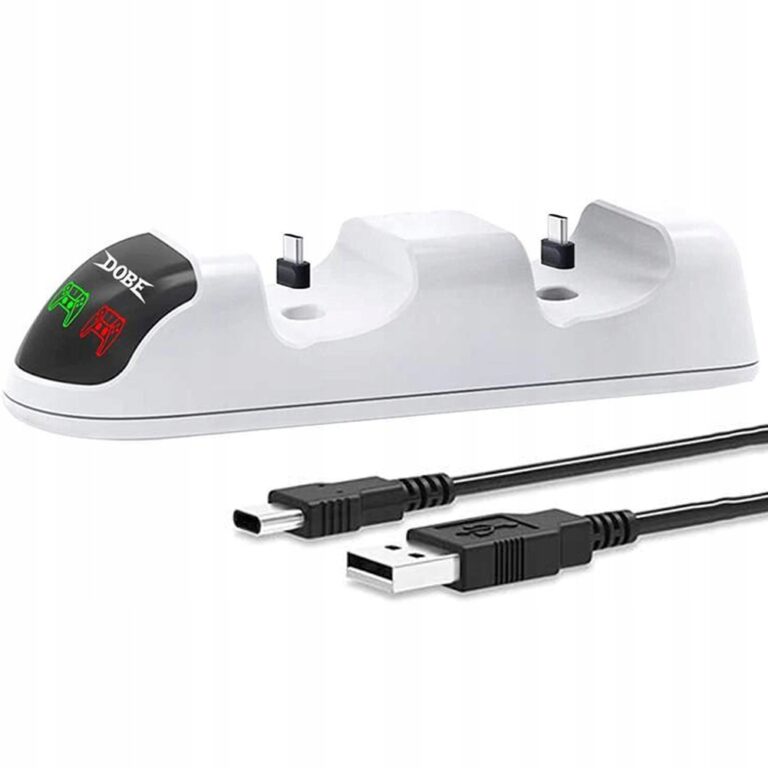 Зарядна станция за контролер Dobe, PS5, Двойна стойка, Бързо зареждане ...