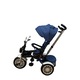 Триколка Go Kart LS03, със светлина и звуци, обръщаща се дръжка, синя