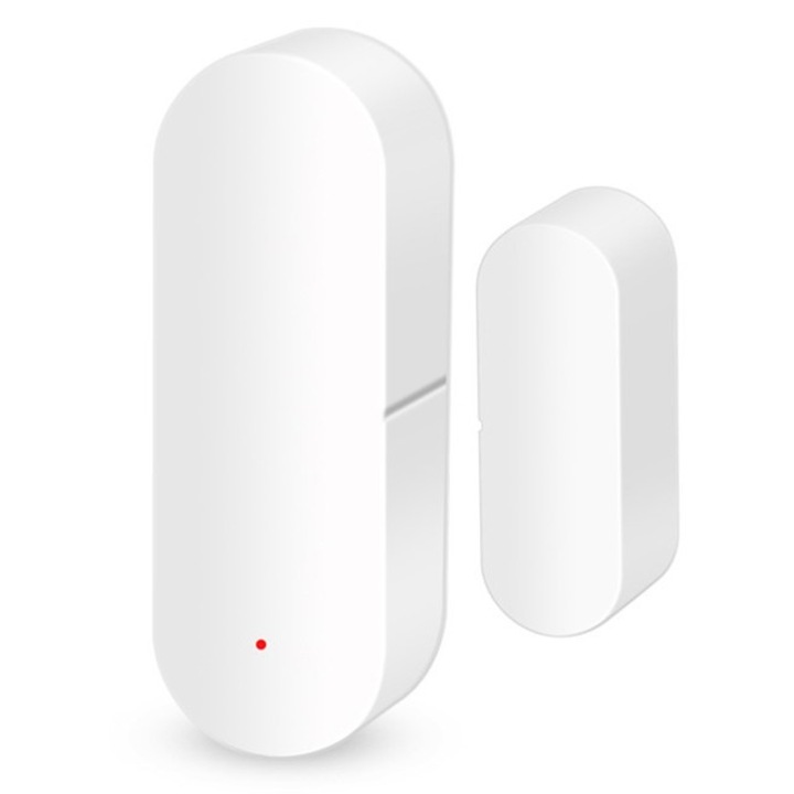 Senzor magnetic Wireless de usa sau fereastra compatibil Tuya Alexa si Google Assistant