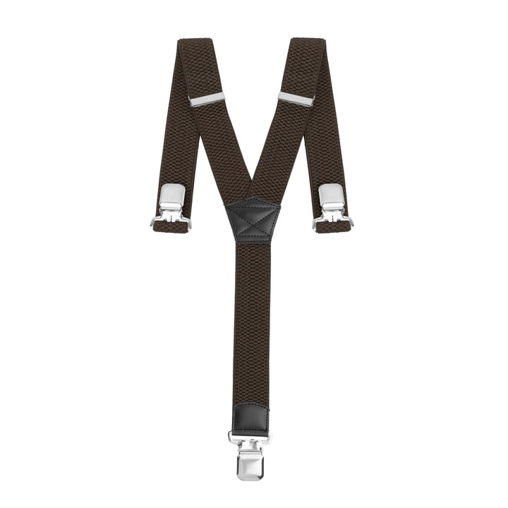 Bretele de schi, Unisex, Aleszale, Maro inchis, 100 cm