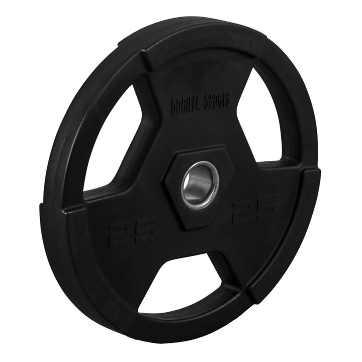 Disc profesional, Gorilla Sports, 50/51 mm Olimpic cu Grip 25 kg