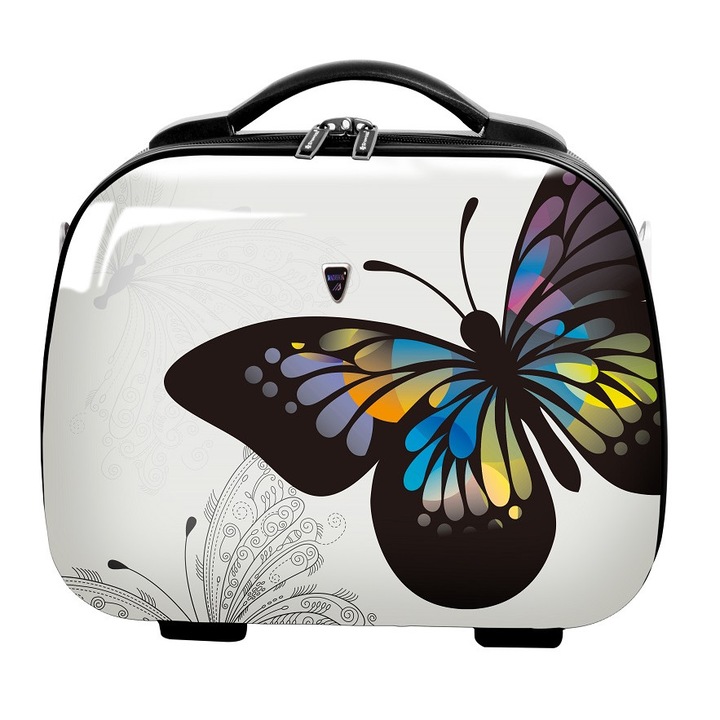 Geanta Cosmetice, ABS/Policarbonat, Madisson, SW16820V - BC, Alb