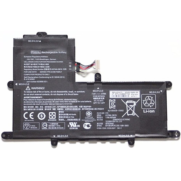 Baterie laptop pentru HP Stream 11 Pro G2 G3 G4 G5 11-R 11-R014WM 11-R020NW 11-R021NW 11-Y000NW 11-Y002NW 824560-005 PO02XL 823908-1C1