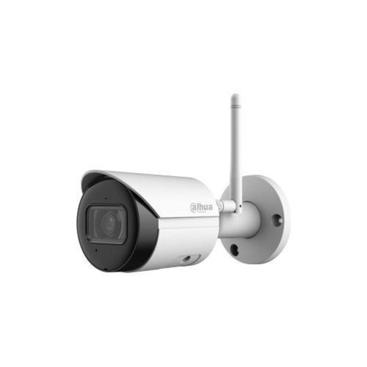 Camera WiFi Dahua IPC-HFW1430DS-SAW-0280B, 4MP, lentila 2.8mm, IR LED 30m, microfon, IP67