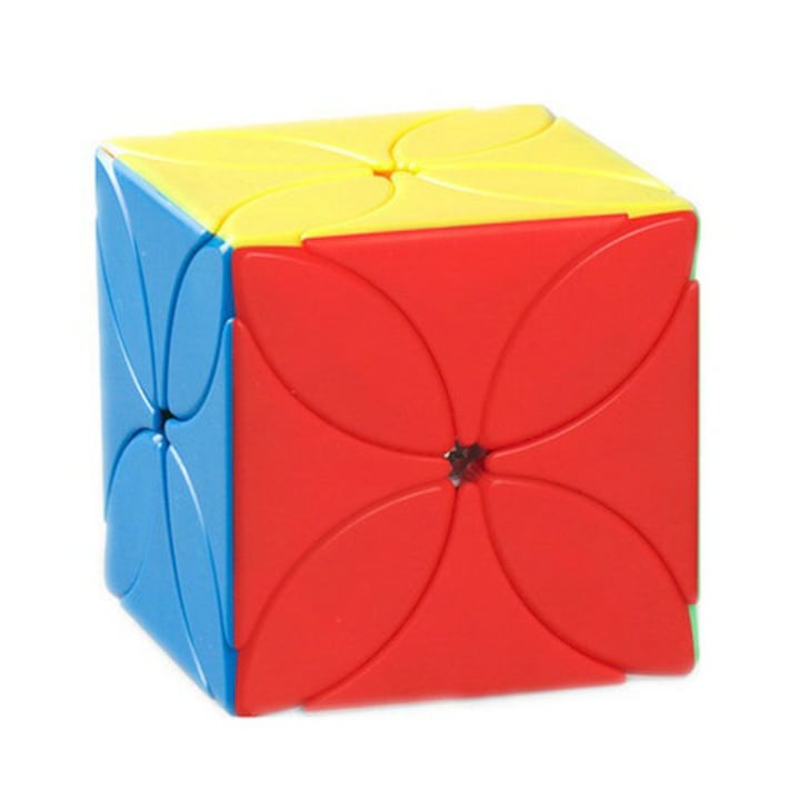 Cub Rubik Magic Cube MoYu Meilong, Cubul Deformabil, Shaped Cube, MF8881, Leaf Clover Cube