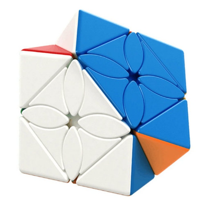 Cub Rubik Magic Cube MoYu Meilong, Cubul Deformabil, Shaped Cube, MF8877, Maple Leaves Skewb