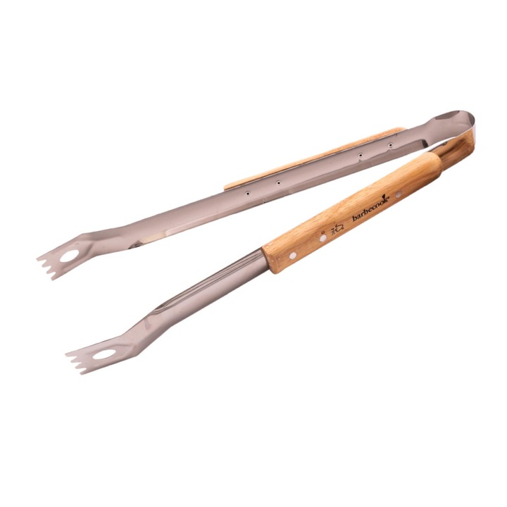 Cleste Barbecook Din Otel İnoxidabil si Lemn De Cauciuc Barbecook 40Cm