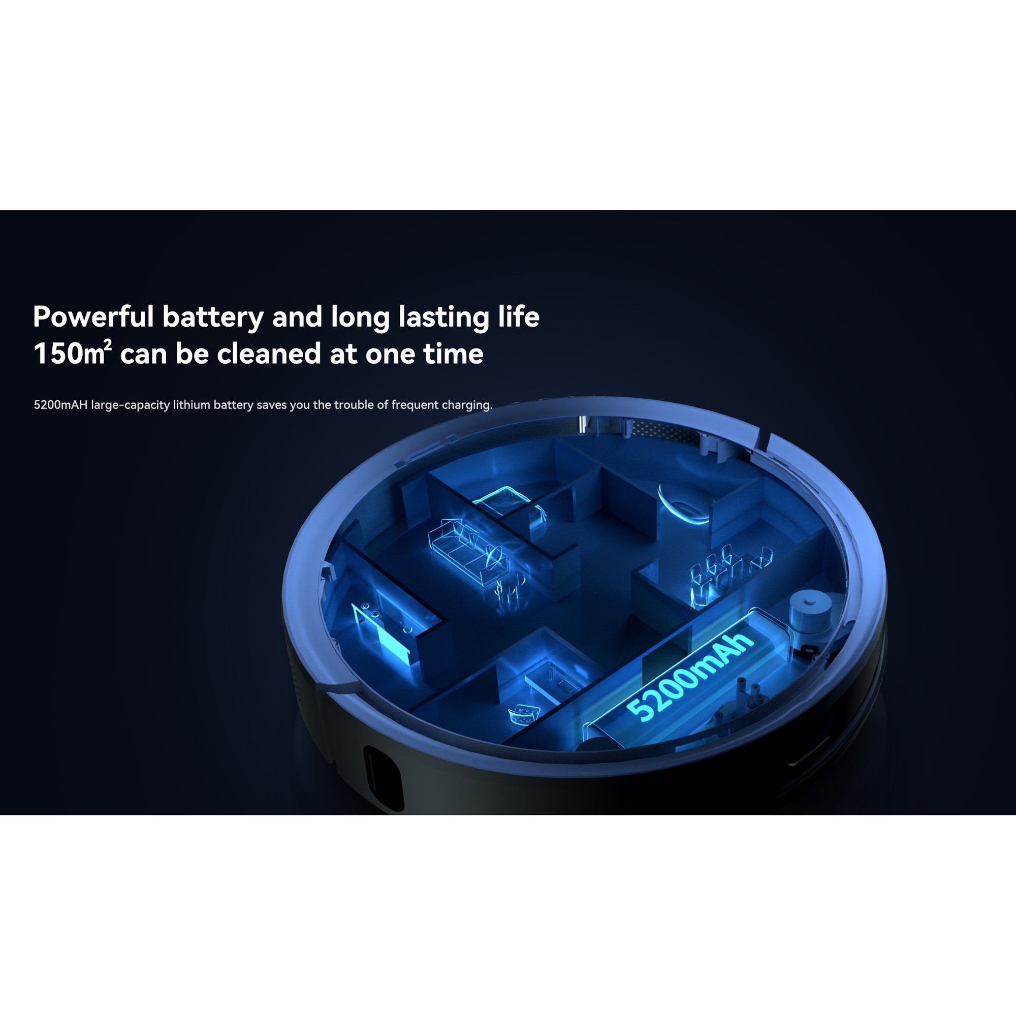 Aspirator robot XIAOMI LYDSTO R1 PRO, Auto-golire, Functie mop, Laser Navigatie, Alb