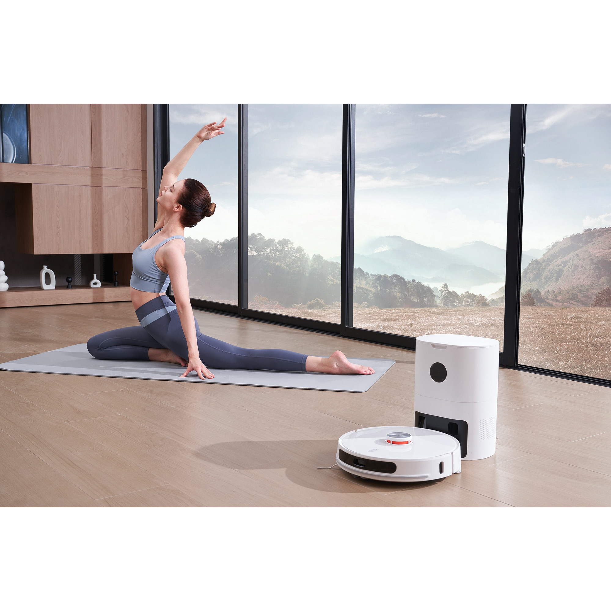 Aspirator robot XIAOMI LYDSTO R1 PRO, Auto-golire, Functie mop, Laser Navigatie, Alb