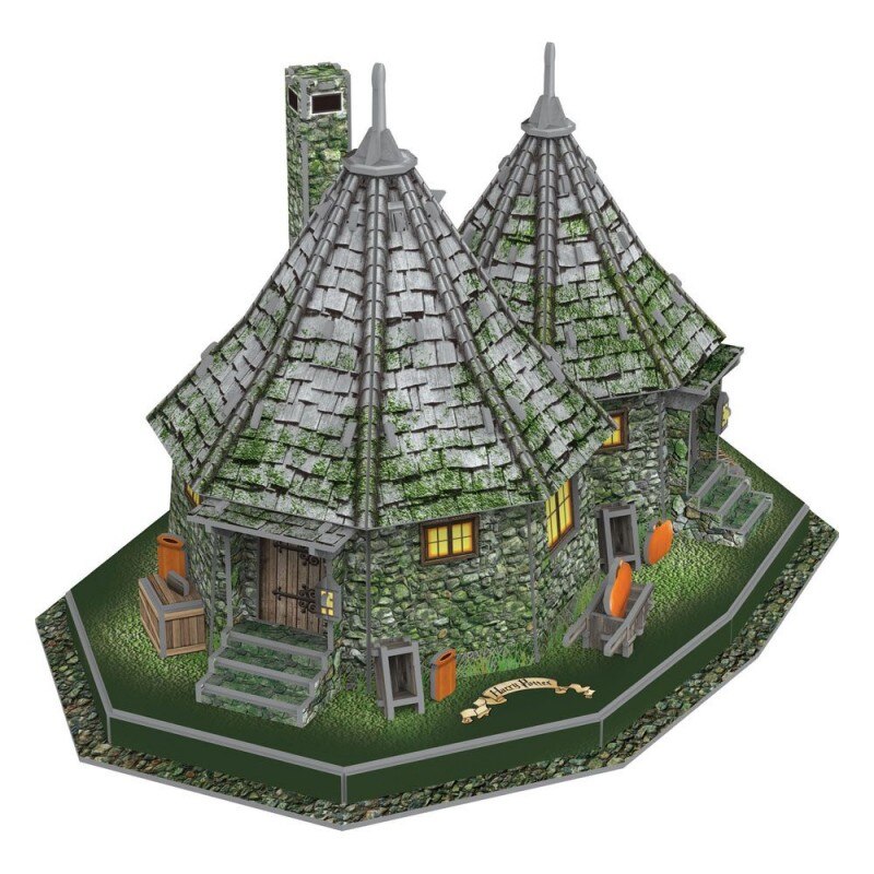 Фигурка Хари Потър 3D Пъзел Хижата на Хагрид, Многоцветен - eMAG.bg