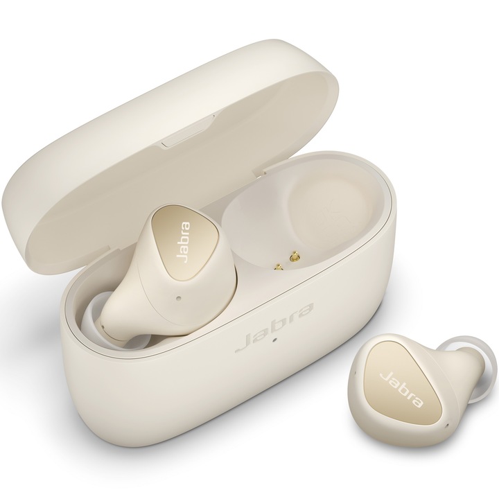 Аудио слушалки In-Ear Jabra Elite 4, True Wireless, Bluetooth, Beige