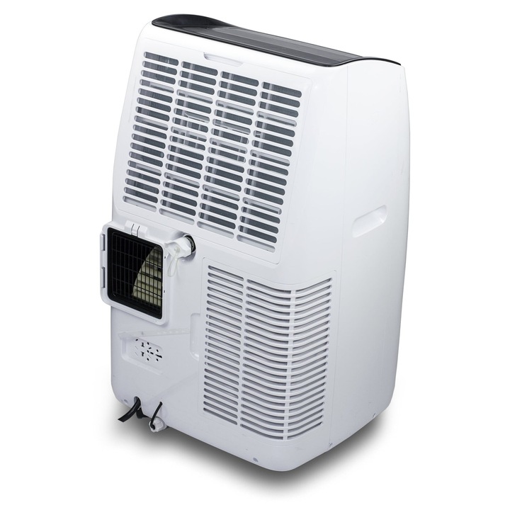 Aparat de aer conditionat portabil TCL-DeLonghi, TAC-12CHPB/MZW, 12.000 BTU, functie racire, incalzire, dezumidificare, ventilatie