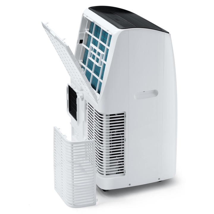 Aparat de aer conditionat portabil TCL-DeLonghi, TAC-12CHPB/MZW, 12.000 BTU, functie racire, incalzire, dezumidificare, ventilatie