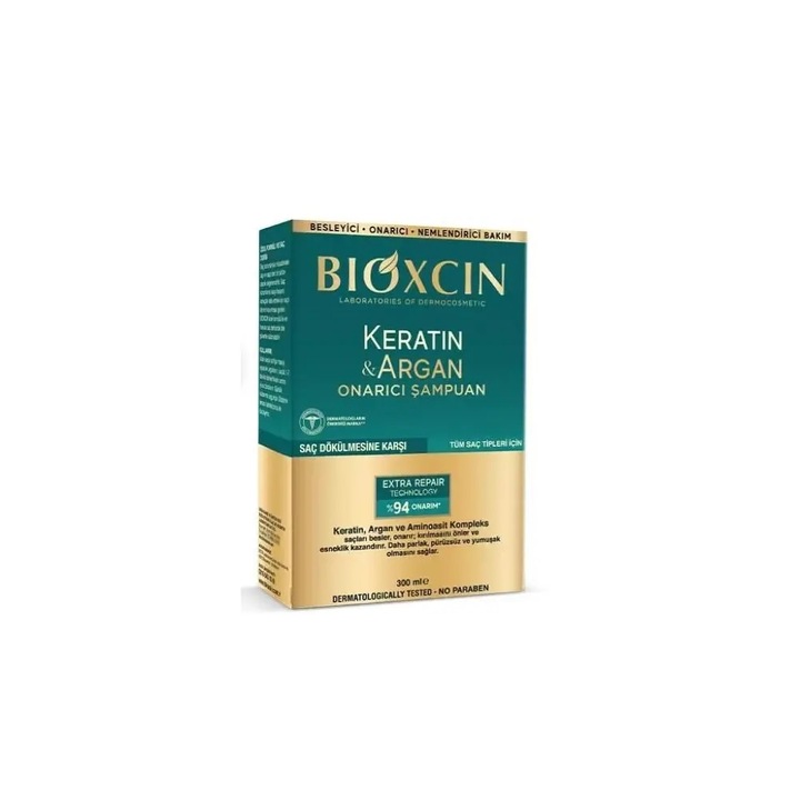 Sampon reparator cu Keratina si Argan 300 ml