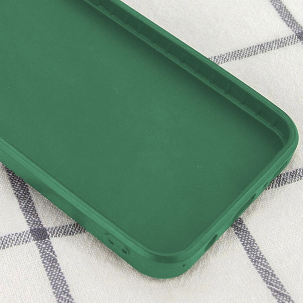 Husa protectie, interior de catifea, compatibila cu Huawei Nova 5T, FONIX BloomShield, silicon, margini ridicate, slim, Verde inchis