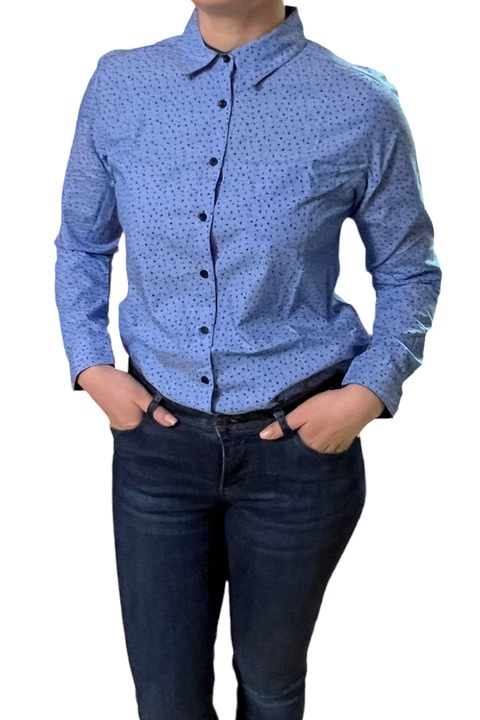 Mintás női ing, Pepe Jeans London-Portobello, kék, Xl