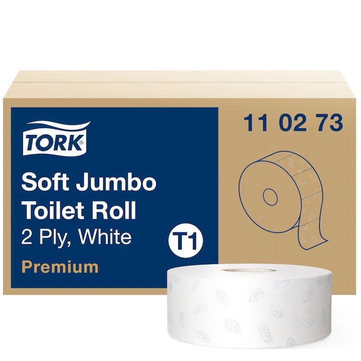 Hartie Higienica, Tork Premium Jumbo, soft, 2 straturi, 6x360 m