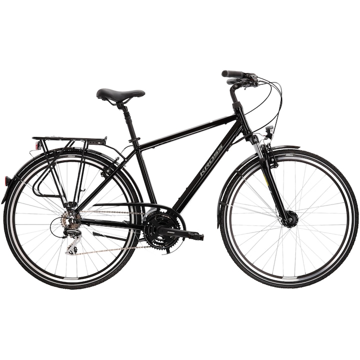 Велосипед KROSS Trans 3.0 M, 28 инча, Размер L, Black grey