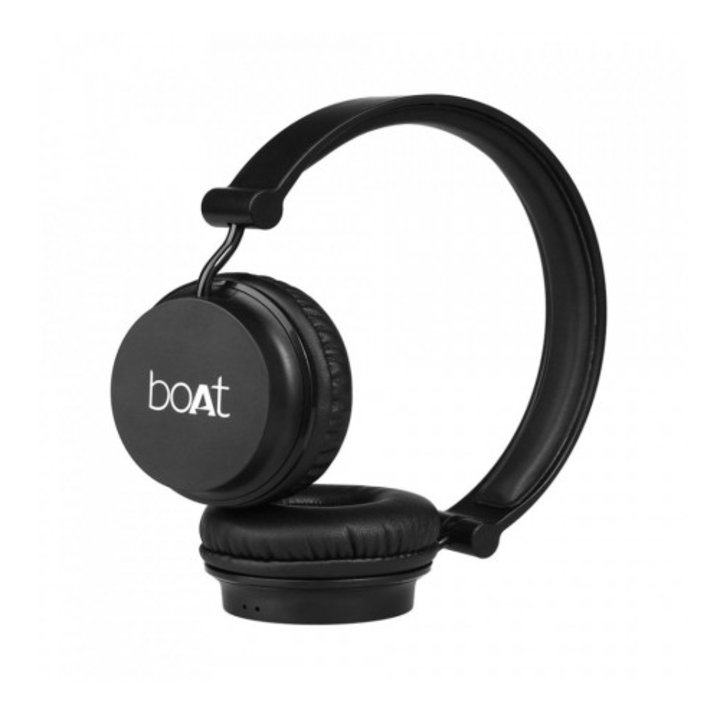 Аудио слушалки On Ear boAt Rockerz 400, Bluetooth 5.0, Автономия 10 ч, Сгъваеми, Микрофон, Черен