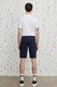 AC&Co, Bermude chino slim fit cu buzunare, Albastru ultramarin, L