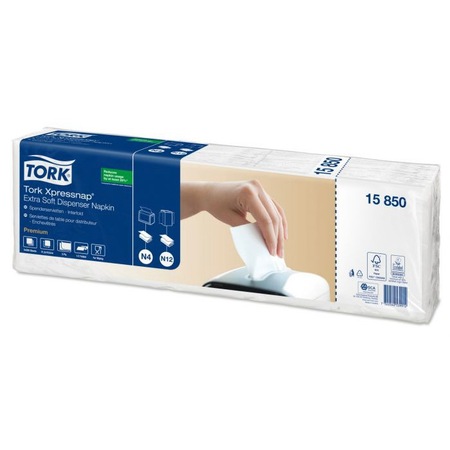 Салфетки, Tork, 1000 бр, Бели - eMAG.bg